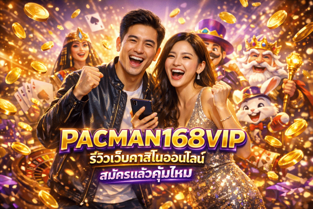 PACMAN168VIP รีวิวเว็บคาสิโนออนไลน์ สมัครแล้วคุ้มไหม
