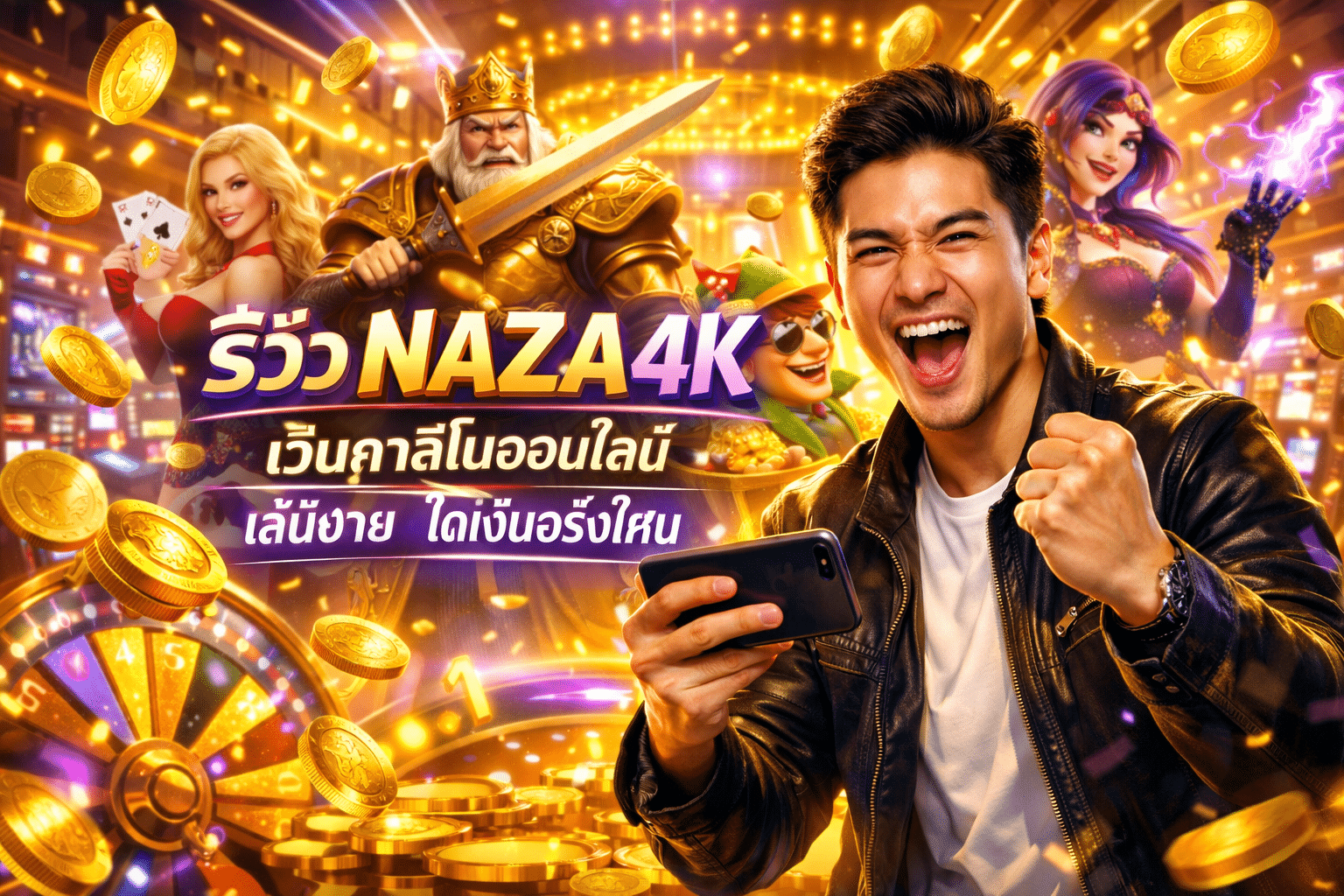 รีวิว NAZA4K เว็บคาสิโนออนไลน์ เล่นง่าย ได้เงินจริงไหม